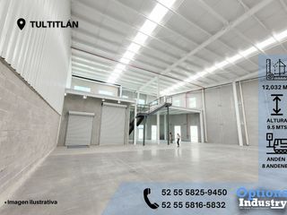 Industrial warehouse in Tultitlán for rent