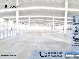 Toluca, zona industrial para rentar inmueble