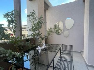 Departamento en renta con terraza amueblado