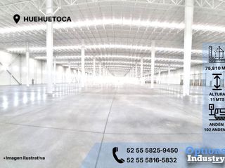 Industrial property in Huehuetoca for rent