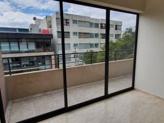 Departamento 90m2 exterior de 2 recamaras con terraza en Acacias Benito Juarez