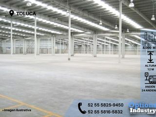 Alquila en Toluca nave industrial