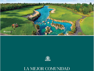 Lote con vista al campo de golf orientación Norte- Sur, Yucatán Country Club.