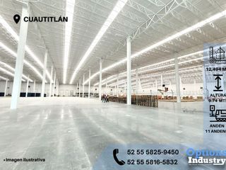 Industrial warehouse in Cuautitlán for rent