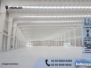 Rent industrial warehouse in Hidalgo