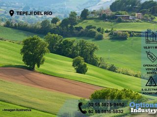 Amazing industrial land in Tepejí del Río for rent