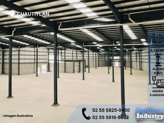 Industrial warehouse available for rent in Cuautitlán
