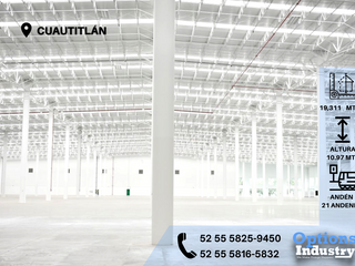 Rent the best industrial warehouse in Cuautitlán