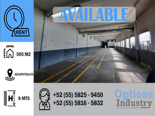 Industrial warehouse for lease in Azcapotzalco
