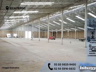Ecatepec, area for renting an industrial warehouse