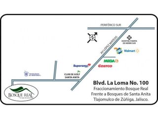 Terreno en Venta en Bosque Real I-23, 142 m2 frente a Casa Club!