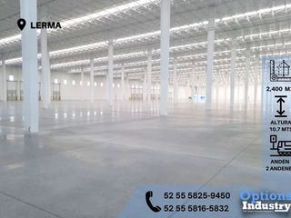 Industrial warehouse for rent in Lerma