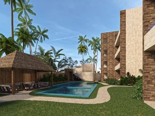 DEPARTAMENTO EN VENTA EN MÉRIDA, PLAYA TELCHAC, BEACHTOWN, 2DA FILA, DIC 2023.