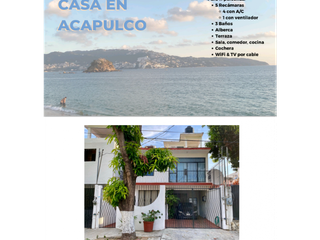 RENTA POR NOCHE CASA COSTA AZUL ACAPULCO