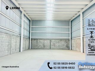 Rent now warehouse in Lerma