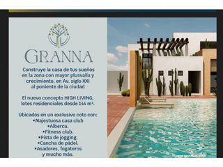 GRANNA LOTES RESIDENCIALES