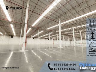 Toluca, area to rent an industrial warehouse