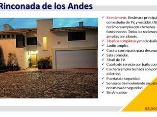 4 Recamaras Venta de Casa Rinconada de los Andes Deportivo de la Loma San Luis P