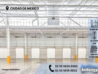 Incredible industrial warehouse located in Mexico City for rent