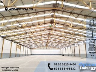 Rent in Azcapotzalco industrial warehouse