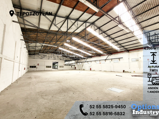 Warehouse rental opportunity in Tepotzotlán