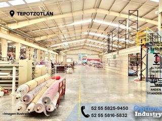 Incredible industrial warehouse to rent in Tepotzotlán