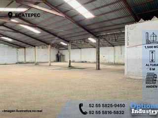Rent and immediate sale of an industrial warehouse in Ecatepec