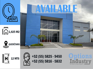 New industrial warehouse available in Querétaro