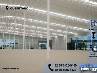 Great industrial warehouse for rent in Querétaro