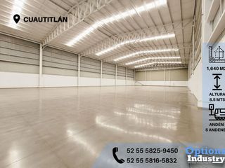 Rent in the best area of Cuautitlán, warehouse available