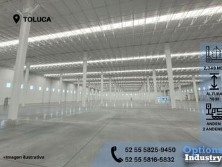 Warehouse available in Toluca for rent