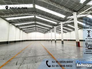 Asombrosa bodega en renta en Naucalpan