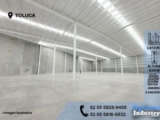 Incredible industrial warehouse for rent in Toluca