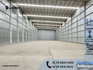 Rent now amazing warehouse in Lerma