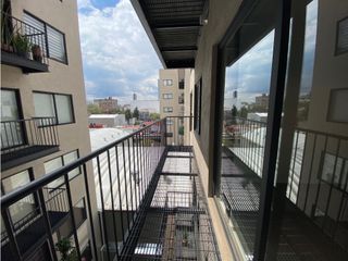 Departamento en venta de 68.6 m2, balcón, 2 recamaras, Benito Juárez