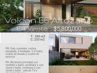 Pre Venta Casas Altozano Queretaro, $5.8 MDP