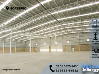 Industrial warehouse for rent in Ecatepec