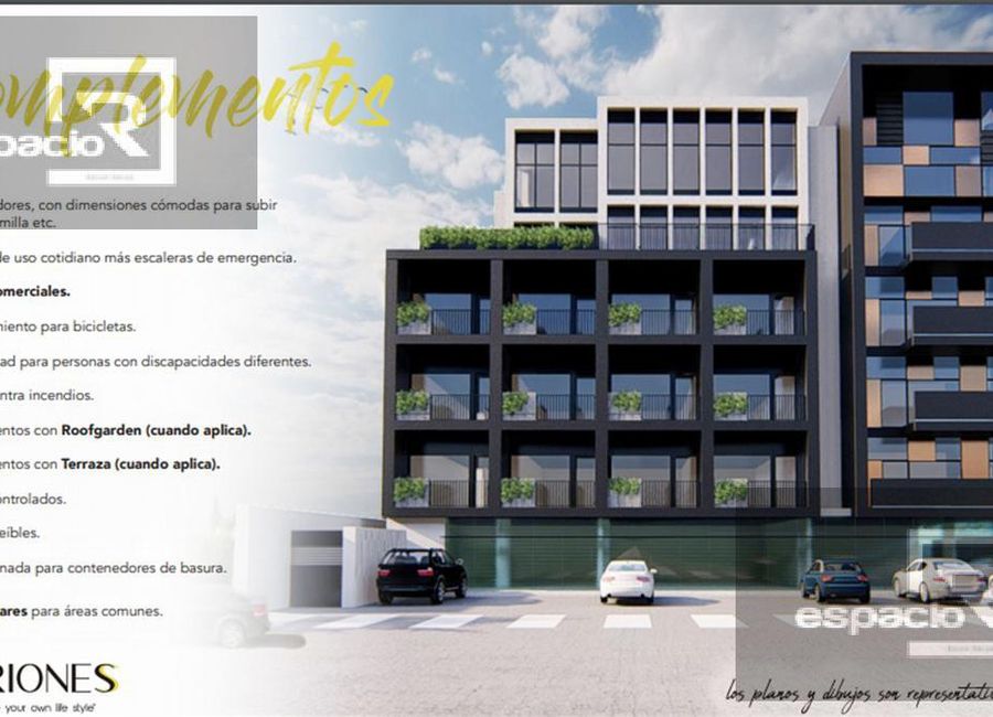 DEPARTAMENTO EN VENTA TIPO LOFT EN SAN FELIPE