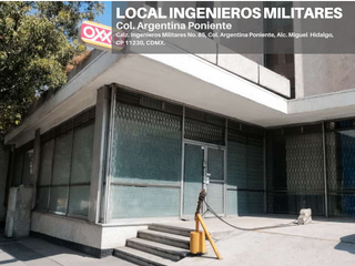 Local comercial en renta, Ingenieros Militares, Col. Argentina, Del. M.H., CDMX