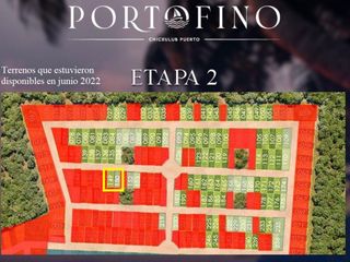Terreno en venta en Portofino, carretera Chicxulub Yucatán