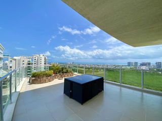 Penthouse  amueblado en renta en Isola Puerto Cancún