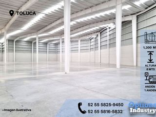 Toluca, area for renting an industrial warehouse