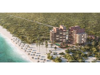 Departamento en Venta a 80 metros de la playa, San Crisanto, Yucatán