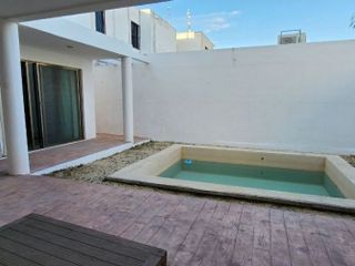 Renta casa amueblada con piscina paraiso maya