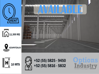 Industrial warehouse for rent in excellent location in Mexico City