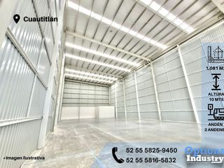 Great industrial space for rent in Cuautitlán