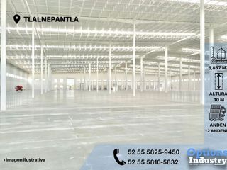 Rent in industrial park Tlalnepantla area