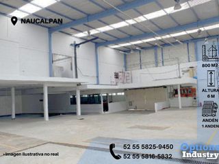 Amazing industrial warehouse in Naucalpan for rent