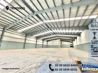 Industrial warehouse for rent, Texcoco