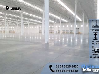 Option of industrial warehouse in Lerma for rent